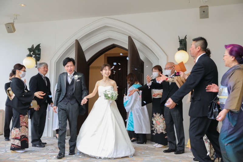 ゲストの皆様から祝福の嵐♡