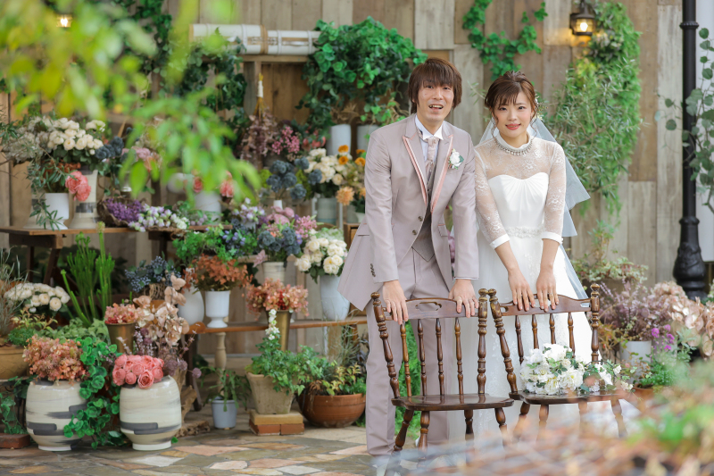 椅子を使ってアンティーク風に!