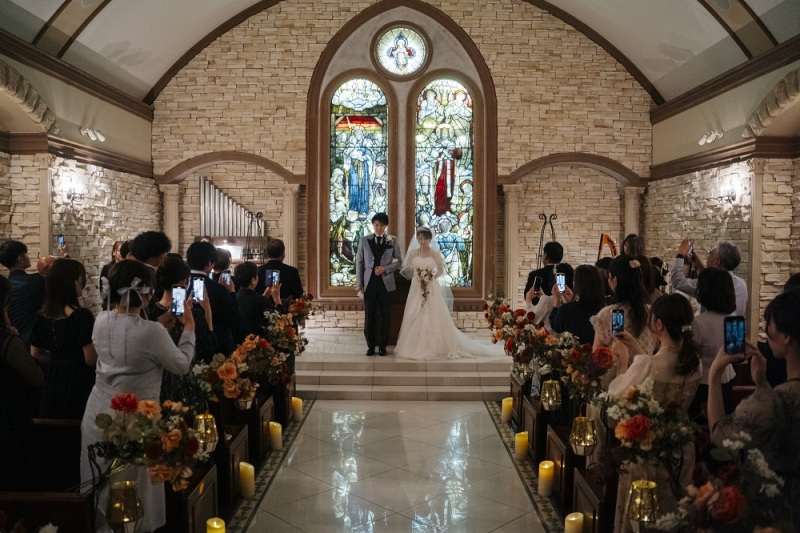 たくさんのゲストのみなさまに見守られて