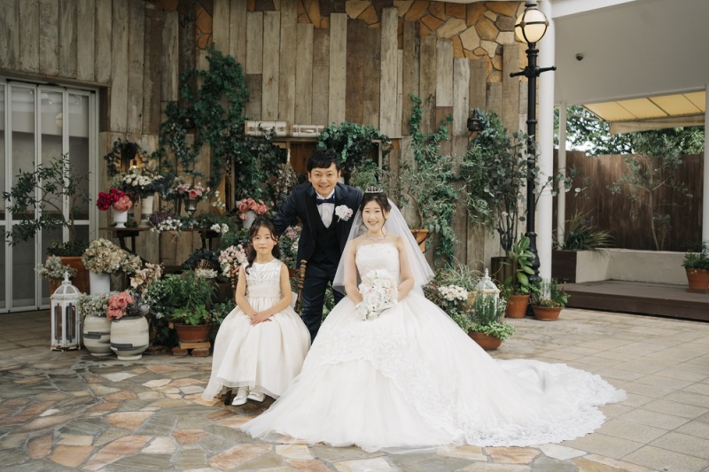 お子様とのファミリーショット☀