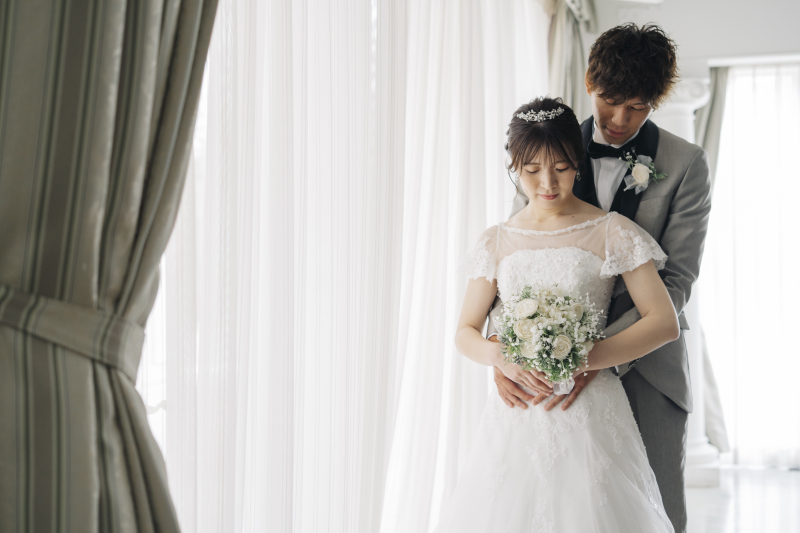 披露宴会場にて