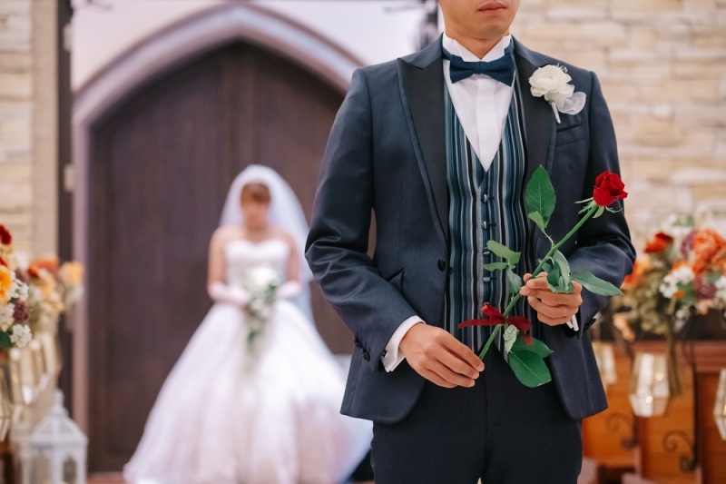 ドキドキ...♡入場です!