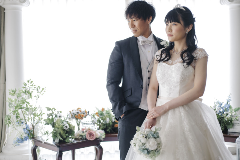 パステルカラーの花々と✻