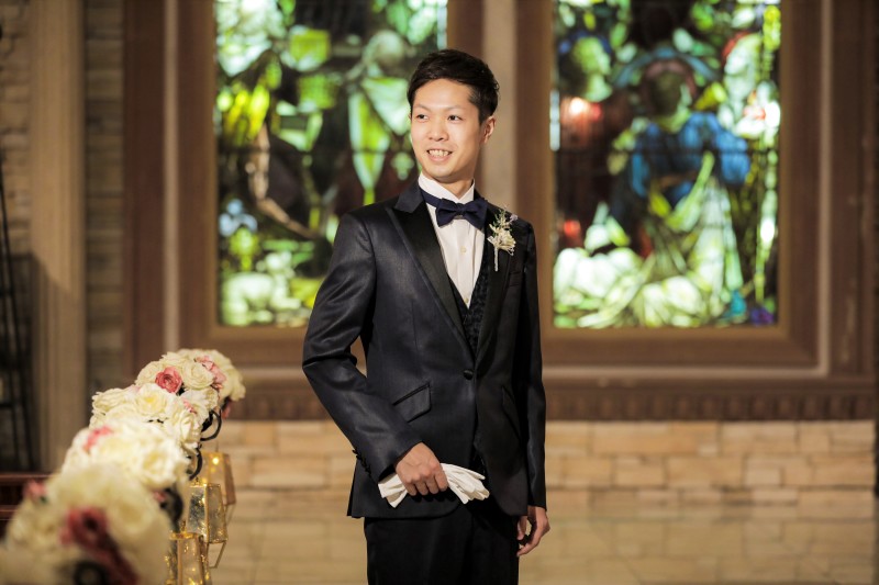 タキシードがとっても似合う新郎様