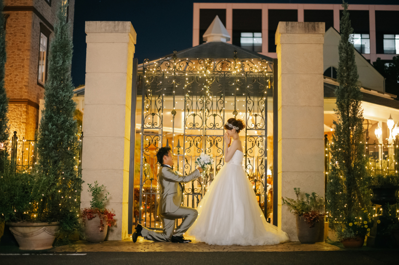 幻想的な夕暮れ&ナイトフォト|洋装2着◇スタジオ&ロケーション撮影