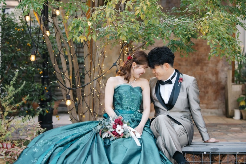 和洋どちらも叶えて華やかに☀｜色打掛&カラードレス&ウェディングドレス◇スタジオ