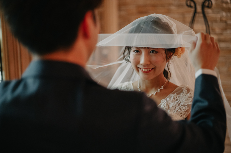 ドキドキのベールアップ♡