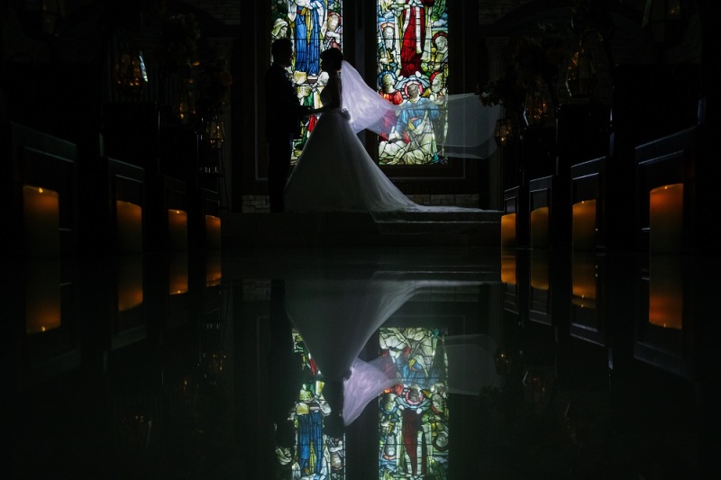 シルエットフォト×ベールショット♡