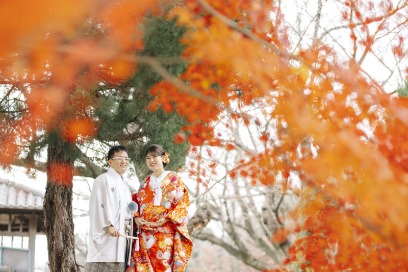 和♡鮮やかな紅葉フォト