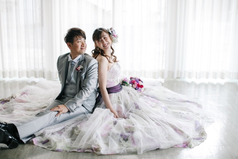 カラードレス撮影