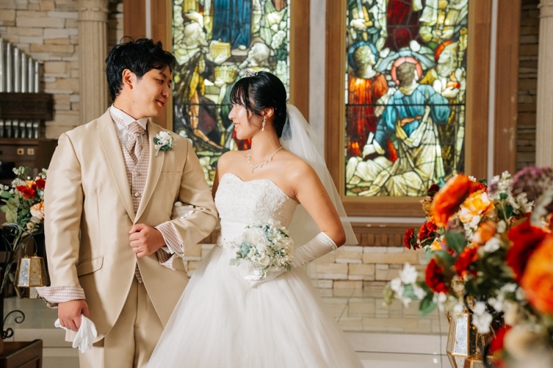 チャペル内にて