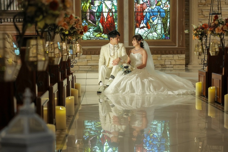 チャペルに座って...☆彡