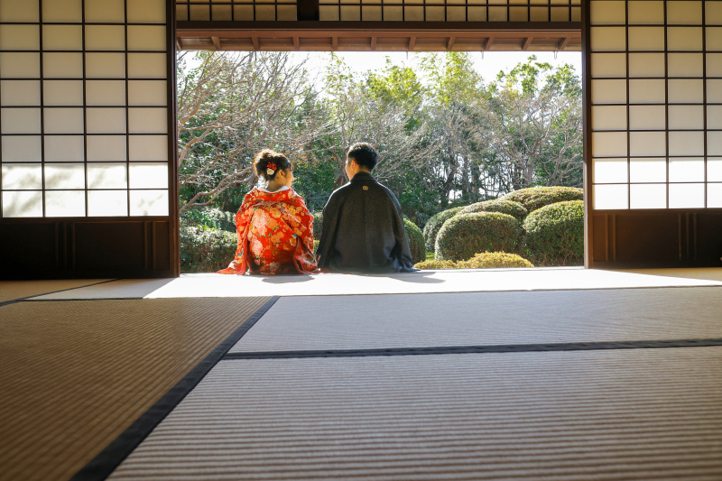 縁側でほっこりと・・・