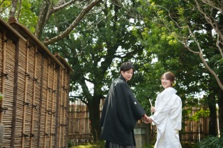 大人っぽい×無邪気のいいとこ取り！｜白無垢×ウェディングドレス◇丈山苑×スタジオ