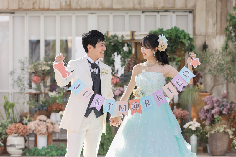 ガーランドで可愛く♡