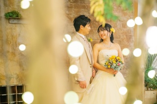 イエローをメインにした可愛らしさ☀｜ウェディングドレス＆カラードレス◇スタジオ