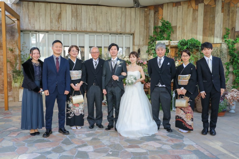 ご両家揃って集合写真!