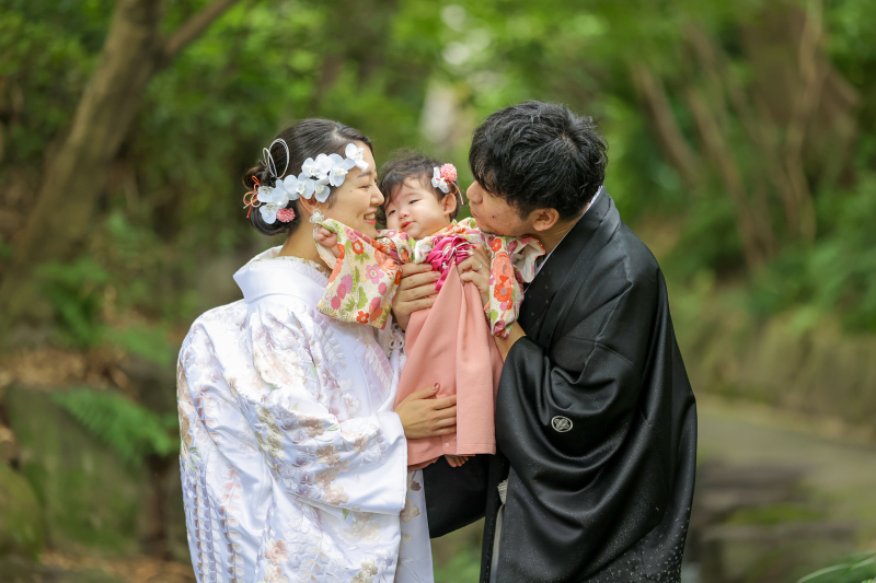 家族3人幸せショット♡