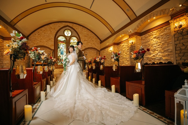 おふたりの愛感じる♡フォトウェディング|色打掛&ウェディングドレス◇スタジオ