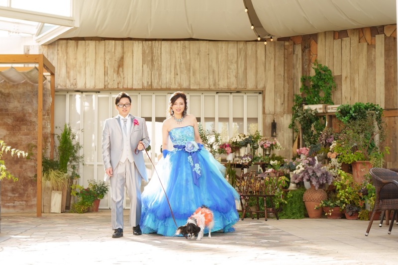 広いガーデンで...!