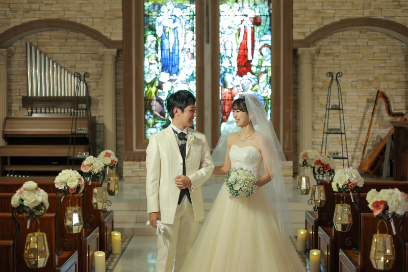 チャペルで厳かに