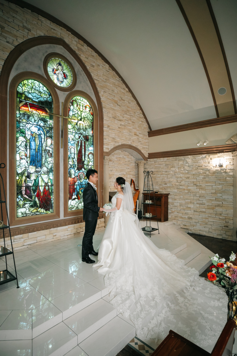 大迫力!誓いの瞬間