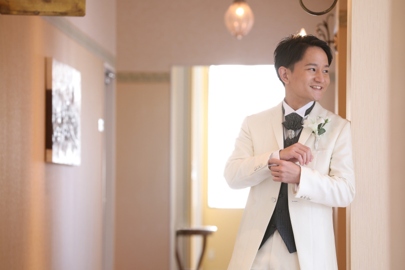 新郎様のソロショット