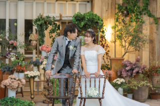 かわいいを詰め込んで♡｜ウェディングドレス×色打掛◇スタジオ撮影