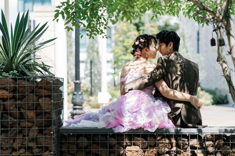 木漏れ日に照らされて