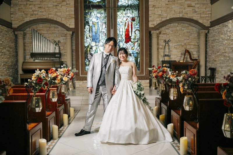 チャペルでの撮影スタート☆彡