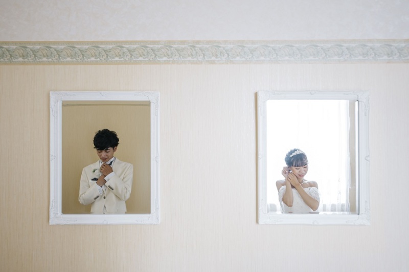 お支度のシーン