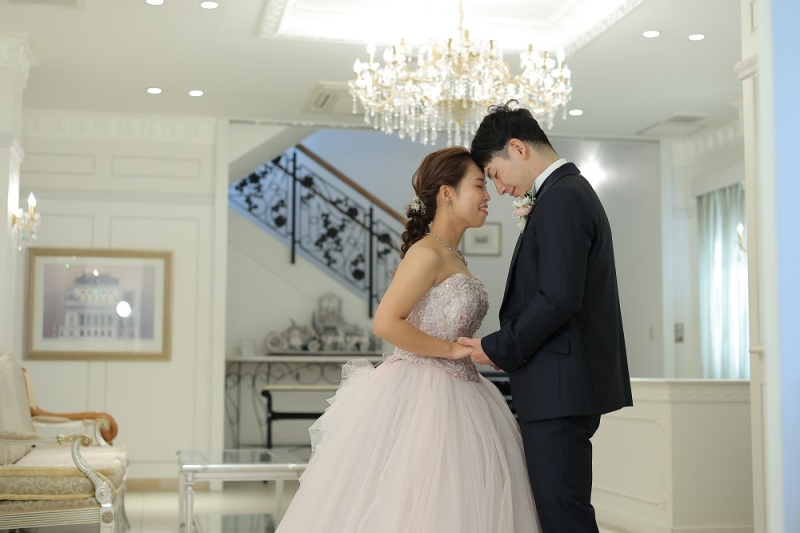 カラードレスにお色直し!