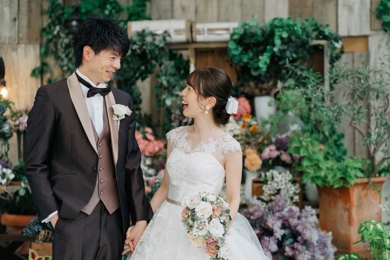 おふたりの笑顔はじける!