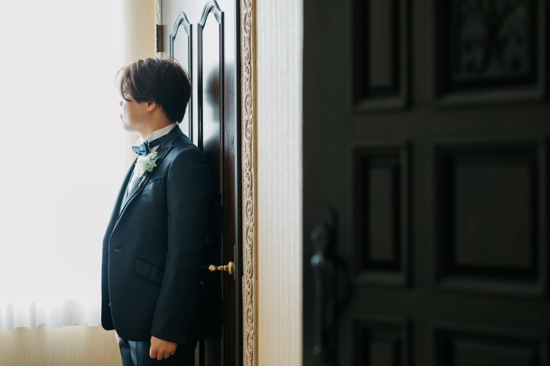 ご新郎様ソロショット