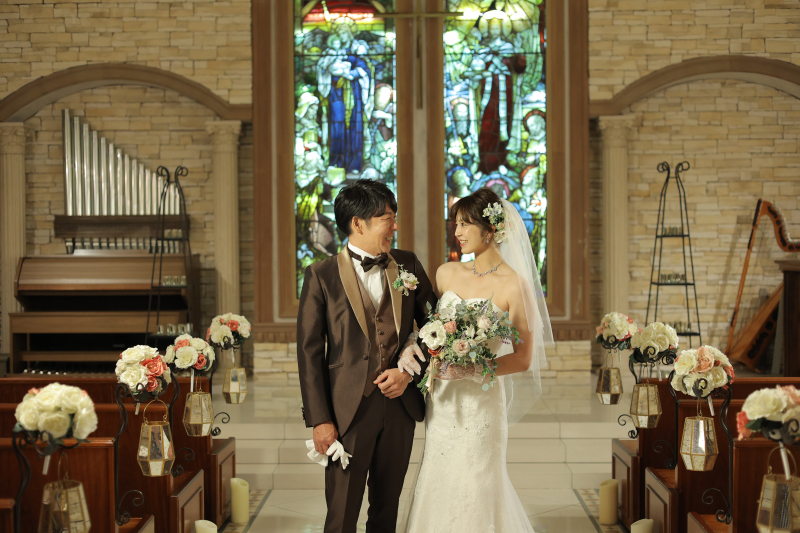 チャペルで見つめ合って・・・✷