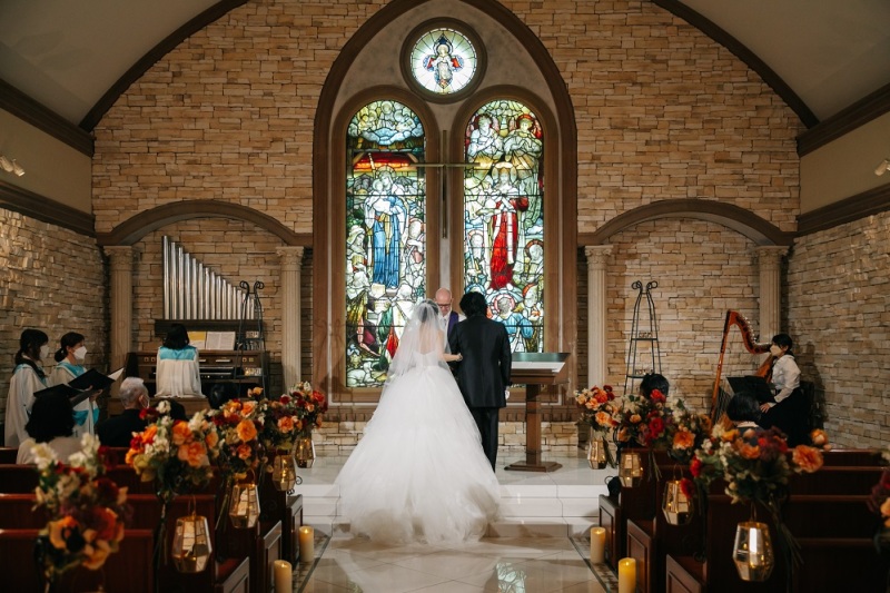 挙式の様子です°˖