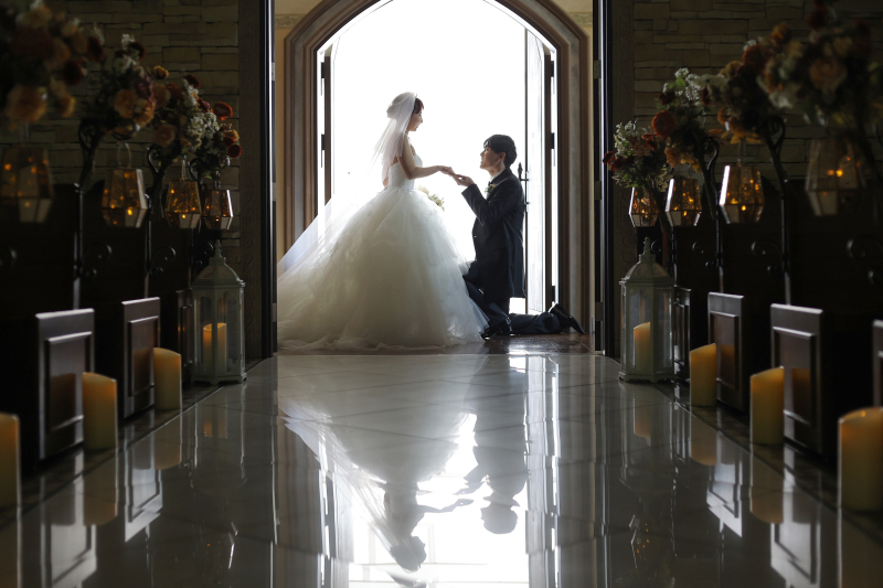 ロマンティックなプロポーズショット