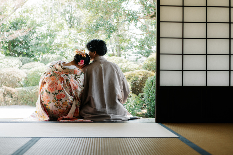 ご新郎様の肩に...♡