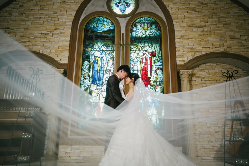 ロングベールを使って♡