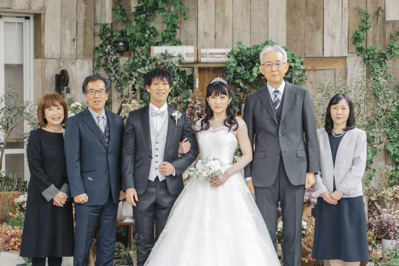 ご両家で集合写真！