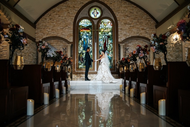 バージンロードにご注目☆彡