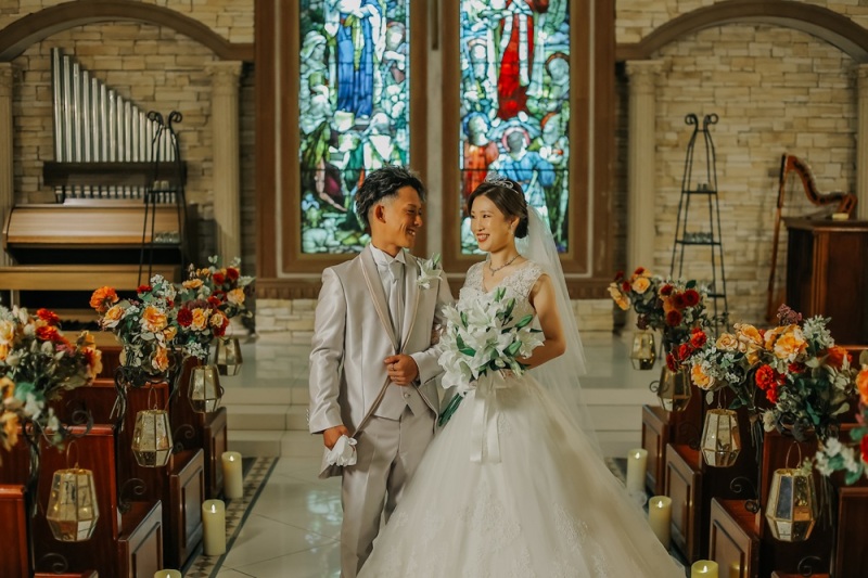 チャペルから撮影スタート☆彡