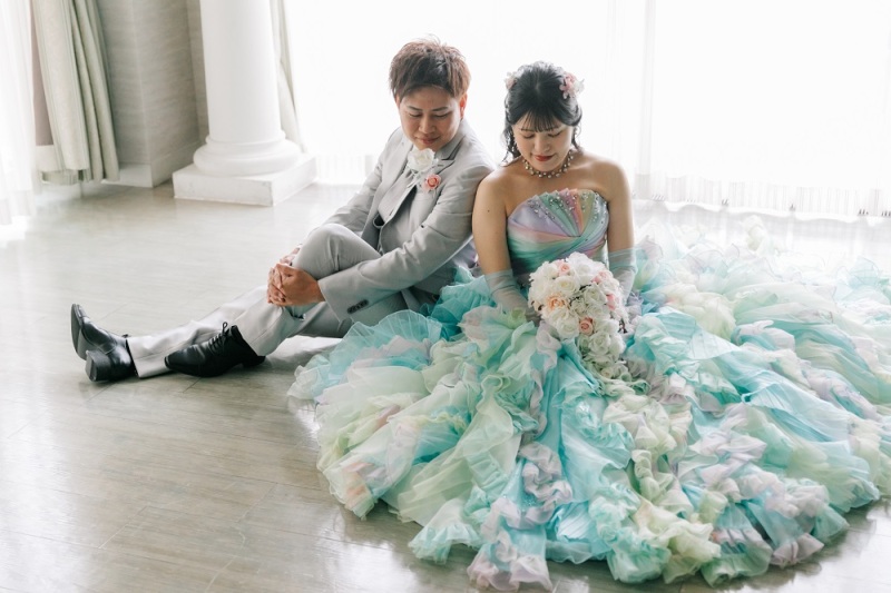 お座りショット