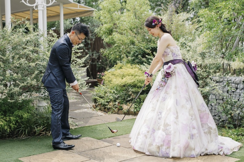 ゴルフもしました!