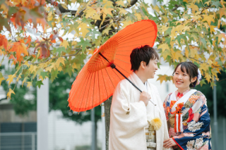 折り重なる色に包まれて✷｜和洋2着◇スタジオ＆ロケーション撮影◇紅葉ロケ