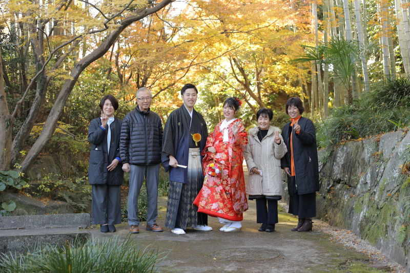 ご家族と一緒に集合写真!