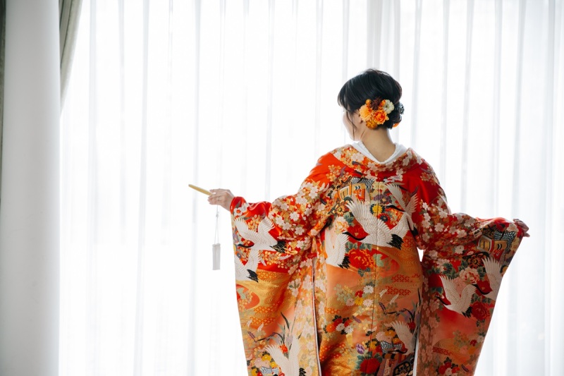 ご新婦様こだわりのお衣裳とヘアスタイル♡
