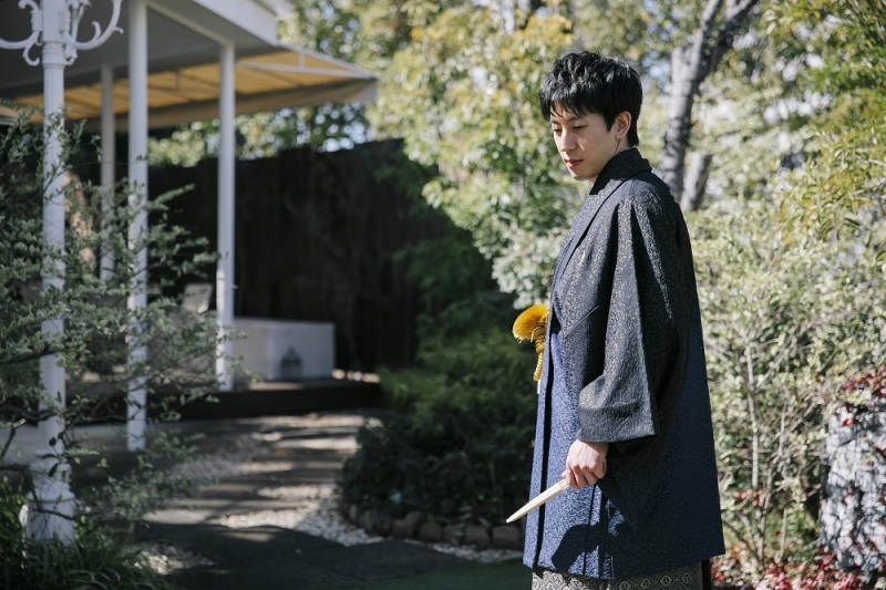 日陰をうまく利用して...