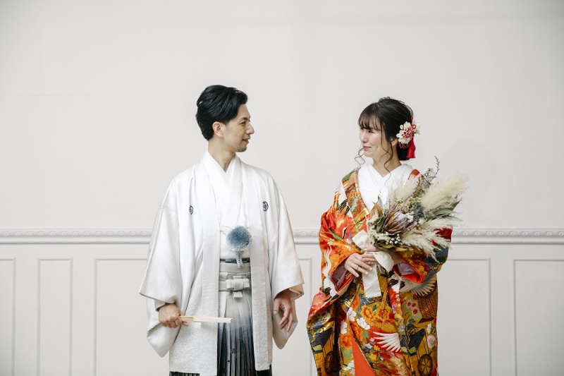 色打掛&ウェディングドレス◇スタジオ撮影