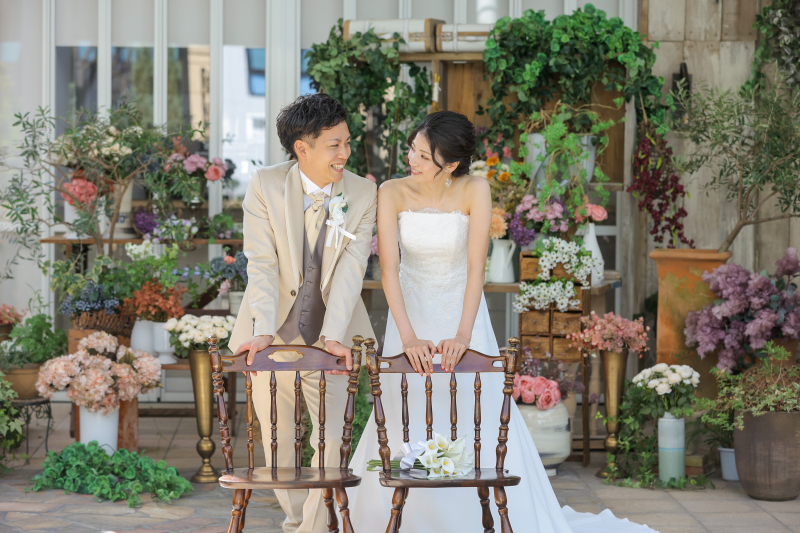 アンティーク調ガーデンで*